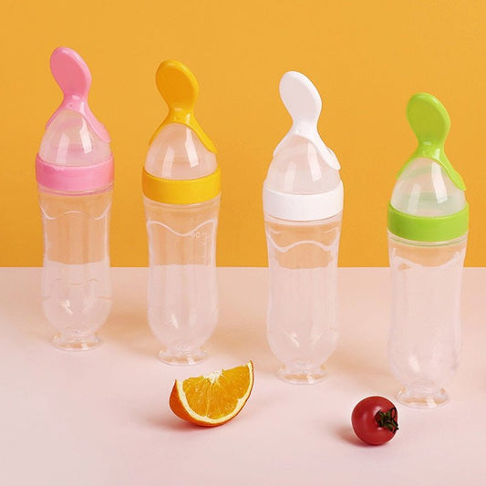 Biberon avec cuillère pour nouveau - né | EasyBottle™ - Makity pour mon Bébé